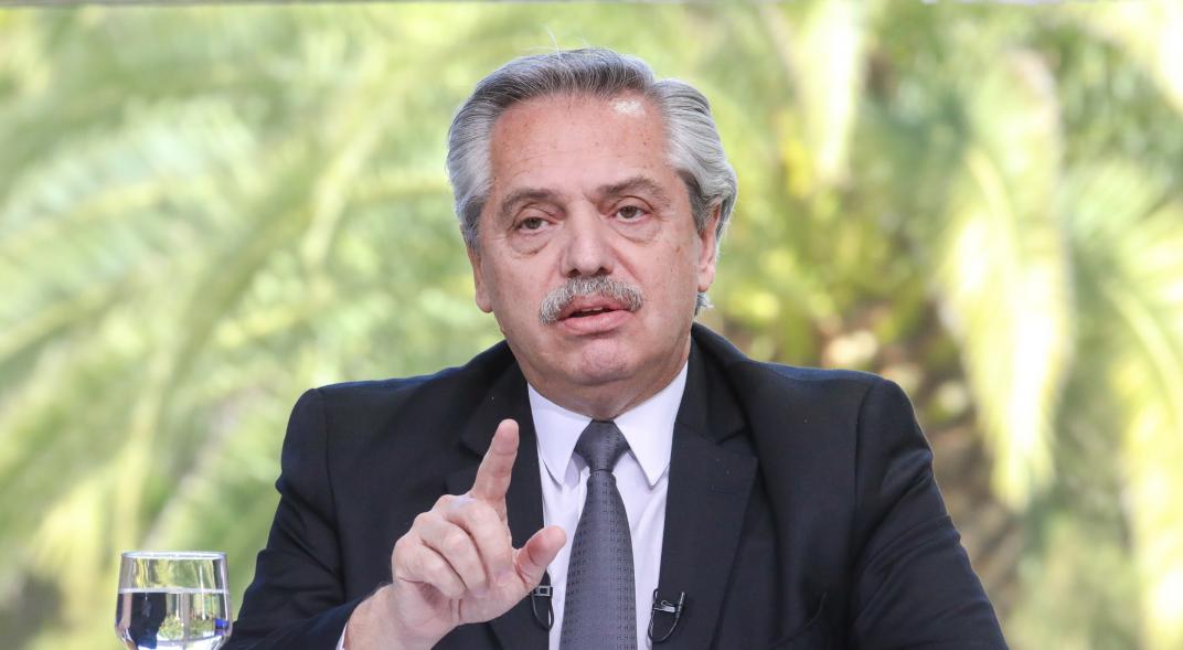 Alberto Fernández se solidarizó con Lorenzetti
